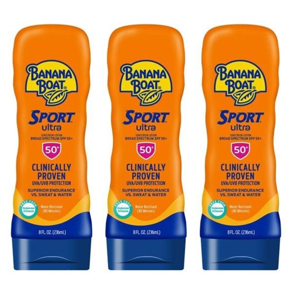 3 pk Banana Boat Advanced Protection Sunscreen 50